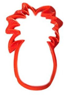 Cortador de galletas de piña