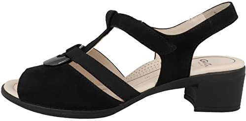 ARA Damen LUGANO Sandalette, SCHWARZ, 42.5