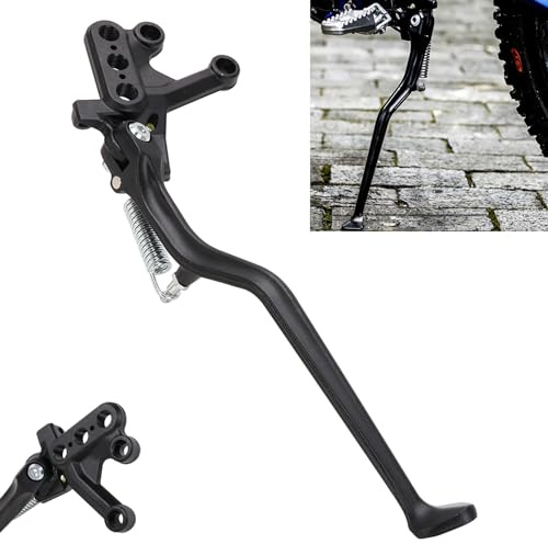 Motorcykelställ 8 cm höjd fot för Sur-Ron(svart) | sidostöd stativ justerbar motorcykel ställ