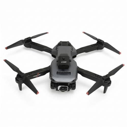 Mini Drone con Fotocamera, Drone Pieghevole 4K HD, Drone per Evitare Ostacoli a Vie, Drone Quadricottero con Doppia Fotocamera, Giocattoli Regali per Bambini, Adulti,