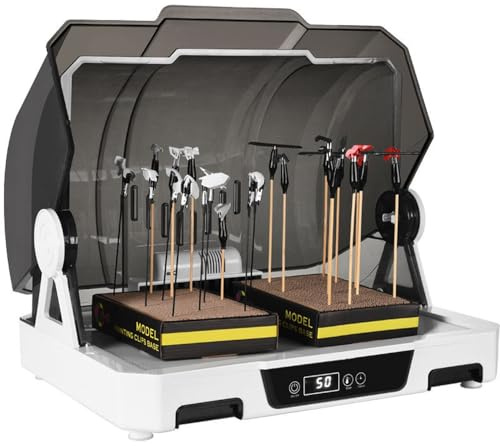 Airbrush Spray Booth,Airbrush DryBooth,Spray Paint Dryer with Water Filter Box,for Primer,Oil Paint,Acrylic Paint,Water-Based Pigment Ink,Varnish,Model Spray Painting Dehydrator Quick Dry Machine