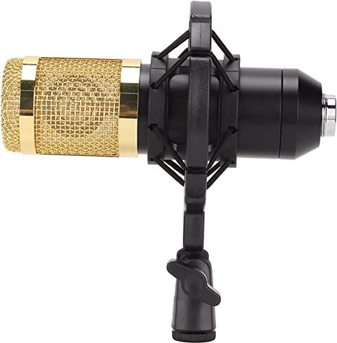 ZWYUAN Studio Microphone, with Shockproof Mount Condenser Microphone XLR To 3.5mm/0.1in Cable Professional Cardioid for Gaming for Podcasting