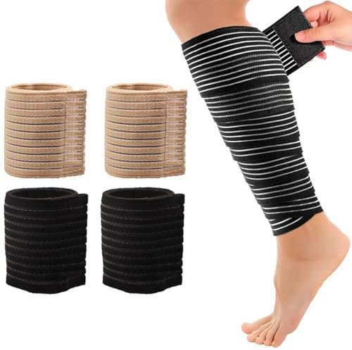4 Pièces Protège-poignet Respirante, Bandage élastique Ajustable, Fitness Wrist Wraps, Bandage Poignet, pour Tennis, Golf, Gym, Sport ou Exercice