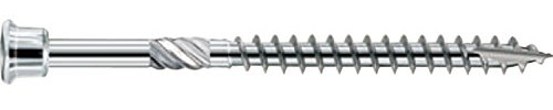 Speed ZKO TX25 ETA-22/0235 - Tornillos para terrazas (5 x 70 mm, acero inoxidable endurecido, 200 unidades)