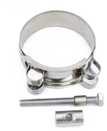 1 pièce en acier inoxydable 304 44-47 48-51 52-55 56-59 60-63 64-67MM collier de serrage solide pour tuyau automobile, 60,63mm