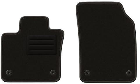 Motohobby Fußmatten passend für Volvo XC90 II Schwarz 2-teilig | Automatten, maßgeschneidert, rutschfest, Schmutzschutz für jeden Tag, Polypropylen