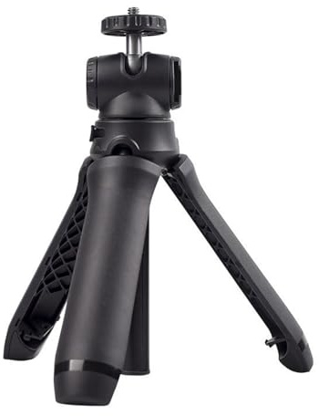 Treppiede rotante per fotocamera a 360 gradi con braccio telescopico regolabile in altezza da 20 cm a 54 cm per smartphone fotografia treppiede fotocamera telefono regolabile