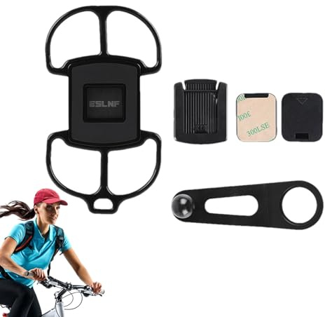 Supporto per smartphone da bicicletta, universale, regolabile, per mountain bike, per viaggi, navigazione, display GPS, registrazione video, streaming live e