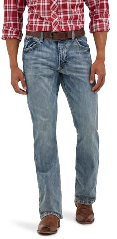 Wrangler Retro Slim Fit Bootcut Jean Jeans, Greeley, 33W/30L para Hombre