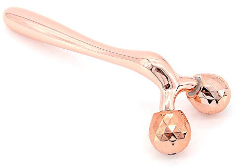 ShawFly 3D Mini Massaggiatore per il viso Cura della pelle Massaggiatore per il corpo Strumenti rassodanti per a forma di V Lifting(rosa)