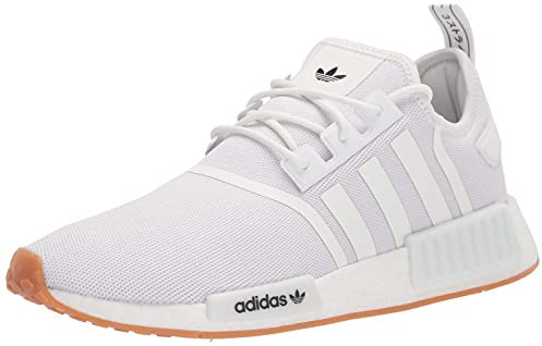 adidas Originals Herren NMD_r1 Sneaker, Weiß/Weiß/Gum, 45 EU