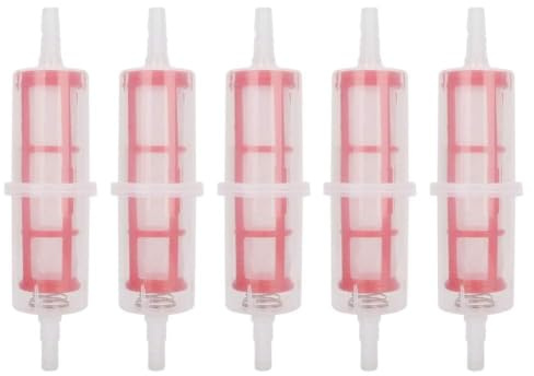 5 Stück kraftstofffilter passend für LKW-Gabelstapler 8 mm / 0,3 Zoll oder 10 mm / 0,4 Zoll Schlauch für Kraftstofffilter Kraftstofffilter Kraftstofffilter Für Gabelstapler Filter A