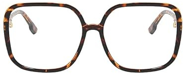 Occhiali da lettura quadrati oversize da donna, occhiali da lettura per computer con blocco della luce blu alla moda, lettori di computer di grandi dimensioni, adatti a persone con teste/facce grandi