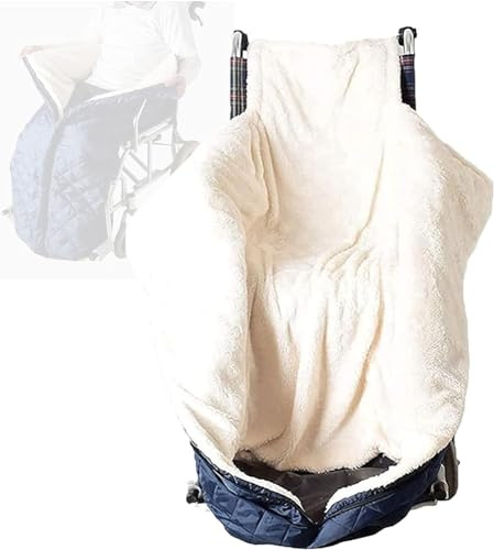 Schlupfsack Rollstuhl, KäLteschutz Schlupfsack Rollstuhl Winter,Pflege Knees Decke für Senioren und Behinderte Rollstuhlsack FußSack