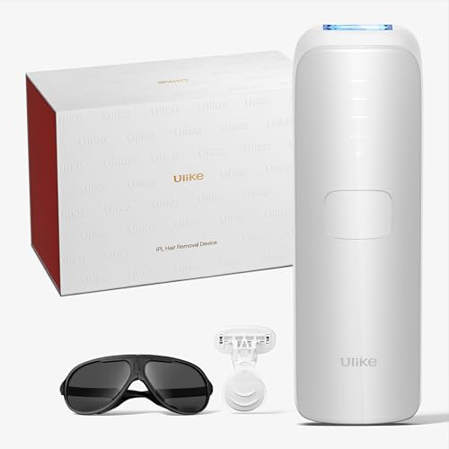 IPL Hair Removal for Women and Men, Ulike Air 3 Patented Sapphire Ice Cooling Technology for Truely Painless Hair Remove Experience, from Face to Toes IPL Hair Remover for Women (White)