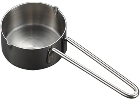 Alipis Messbecher Mit Katzenmotiv Silberfarben Für Backen Messbecher Teetasse Metrische Edelstahl