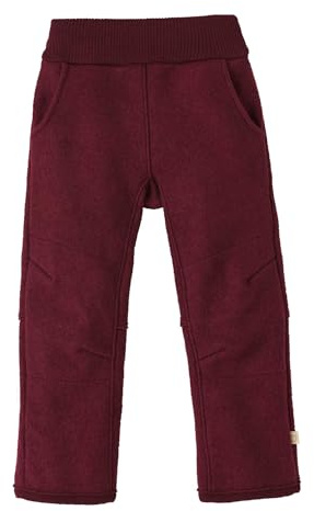 Disana Walk-Hose Kinder - 100% Bio-Merino, Wollwalk – atmungsaktiv & extra warm - Unisex Gr. 86 – 140 - nachhaltig & fair – super robust, mit elastischem Bund - Made in Germany
