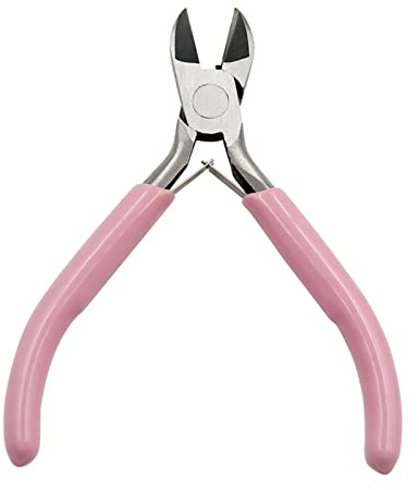 Alicates de punta redonda para joyería, alicates de punta de aguja, corte de alambre para manualidades