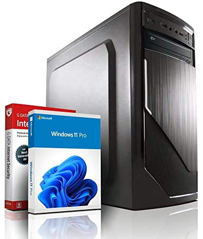 Silent PC SSD Computer Intel Core i5 4570S, 4 Kerne, 3.6 GHz - mit 3 Jahren Garantie! | 16GB | 512GB SSD | Intel HD 2xDP/VGA | WLAN | DVD±RW | USB 3.0 | Win11 64-Bit | MS Office | 6205