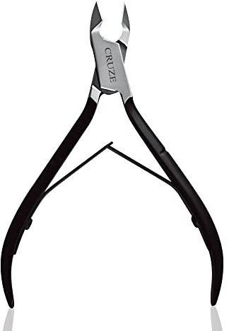 CRUZE Cuticle Remover - Professional Nippers, Stainless Steel Cutters, Manicure & Pedicure Nail Care Tool
