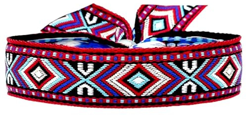 Boho tyg armband, justerbart trådarmband, vänskapsarmband, universellt surfarmband för män och kvinnor, justerbart och vattentätt, 15 cm, Bomull