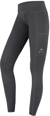 ELT Thermo-Reitleggings Ella, Asphalt, Gr. 34