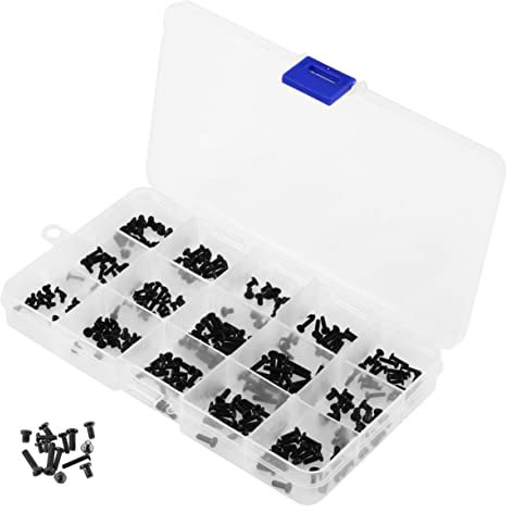 Angoily 300pcs Screw Set Assorted for Laptop Pc Computer Repair Screwdriver Included