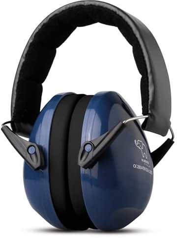 Schallwerk ® Kapselgehörschutz Kiddies (Ocean Blue) | Gehörschutz Kinder - Hochwertige Lärmschutz Kopfhörer mini - Ohrenschützer ideal für Alltag & Events