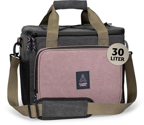 Campo Libre.® Hulk I Premium Camping kylväska 30 l & 20 l I kylväska liten med vattentäta dragkedjor I våra kylväskor är vikbara I högkvalitativ termoväska i populär storlek