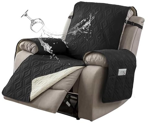HLTQL Sesselschoner Für Relaxsessel Sofaschoner rutschfest Sessel-überwürfe Relaxsessel Sesselauflage，1 Sitzer Schutzbezug Antirutsch Husse Für Relaxsessel Komplett Elastisch Bezug,21@