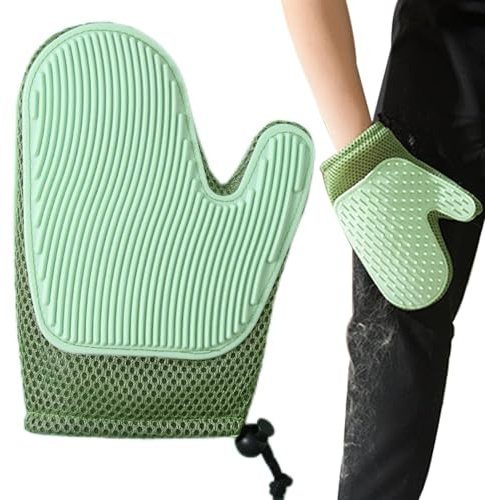 Generisch 1 par de guantes para el cuidado del pelaje para mascotas, guante para el cuidado del pelo, guante para el cuidado del gato, perro, etc