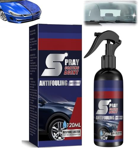 Car Ceramic Coating Spray 3 in 1 Car Polish, Ceramic Coating Car, High Protection Quick Car Coating Spray, Multi-Functional Coating Renewal Agent, Car Fast-Acting Coating Spray1 (A)
