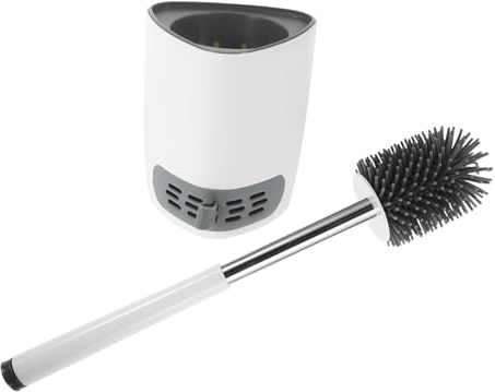 Hemobllo Escobillas De Baño con Soporte De Pared Cepillo para Inodoros Accesorios De Baño para Limpieza De WC para con Espacio