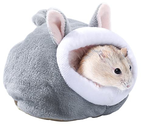 Cage pour hamster, rongeurs, hamac, fournitures pour la maison, cochons d'Inde, lit chaud, petits articles pour animaux de compagnie, accessoires mignon cage en velours, jouet d'hiver