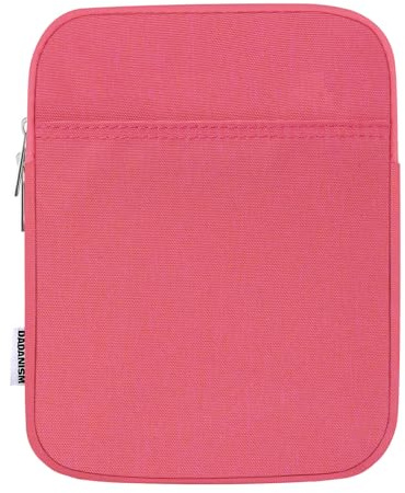 Dadanism 8-9 Zoll Tablet Tasche Hülle, Wassermelonrosa | für iPad mini 7 A17 Pro 8,3 2024, iPad mini 6 8,3, iPad mini 5/4/3/2/1 7,9, Galaxy Tab A9 8,7, Tab M8 8, Tab M9 9