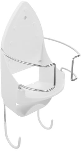 Alipis Support Mural pour Fer et Planche à Repasser 36X155X13 CM en Pbt Fibre de Verre Chromé Support pour Fer Électrique Rangement Gain de Place pour Buanderie et Chambre