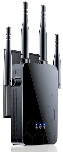 2026 WiFi Extender Internet Booster, 10000 Sq.ft Long Range Repeater Wireless Routers Amplifier, Mesh Wi-Fi 80% Faster | Broader Than Ever, Support More Network Devices at Home, 1-Tap Setup