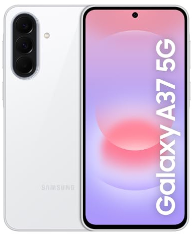 Samsung Galaxy A37 5G, Slim Smartphone, Awesome Intelligence Features, 8GB, 256 GB Storage, 50MP Wide-Angle Camera, Up To 2-Day Runtime, Awesome White, 3 Year Extended Warranty