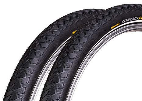 2 Stück 28 Zoll Continental Contact Plus Fahrrad Reifen Mantel Decke Tire 47-622 Reflex