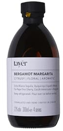 Tayēr Bergamot Margarita Pre Mixed Cocktail 22% ABV, Ready To Drink Tequila Based Cocktail, Premium Bar Quality Cocktail, Perfect for Hosting