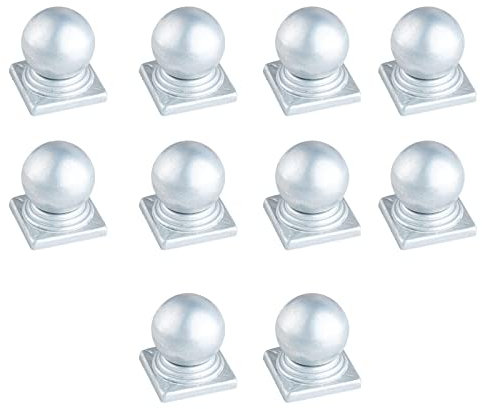 MFFIRE 10 Pcs Capuchons pour Poteaux De Clôture, pour Clôture De Jardin en Bois - Alternative Au Zinc - Capuchons pour Poteaux,150x150mm