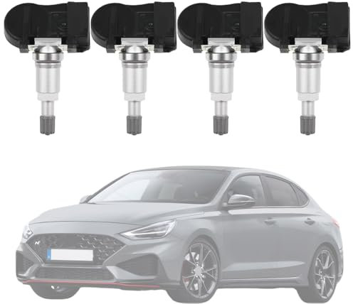 YQINGQ TPMS Reifendrucksensor für Hyundai KIA, Reifendruckkontrollsystem Überwachungssystem Reifendrucküberwachungssensor 52933-D9100 52933-D4100 Autoteile,4pcs