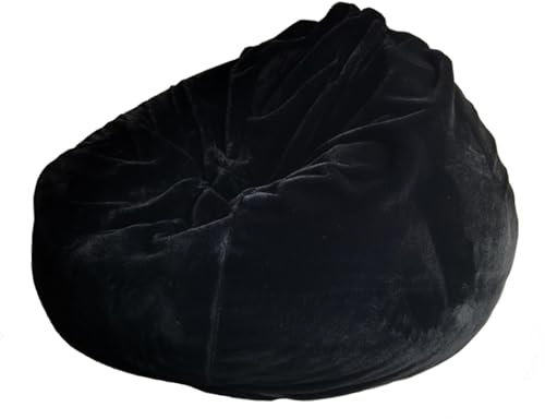 YUZDNM Sitzsack Bezug - Sofa Überzug, Sitzsack-Sofabezug (ohne Füllung), Großer Weicher, Flauschiger Sitzsackbezug, 1,22 M Sitzsackbezug, Sitzsackbezug Mit Tiermotiv(D)