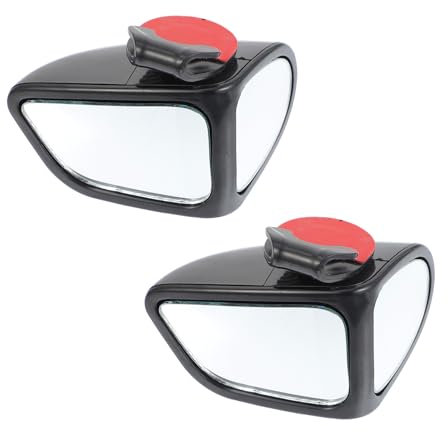 Alipis 2piezas Espejo Retrovisor Para Coche Amplificador De Visión Espejo Auxiliar Para Puntos Ciegos Retrovisor Automático Para Vehículos Para Conducción Nocturna