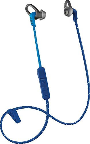 Plantronics Backbeat FIT 305 Bluetooth Wireless in-Ear Sports Headphones with Water/Sweat-Resistance and Noise Isolation, Blue (Non-Retail Packaging)
