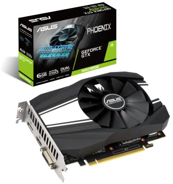 ASUS Phoenix geforce GTX 1660 Super - Tarjeta gráfica de 6 GB gddr6, con diseño de Ventilador Wing-Blade Que Ofrece una Durabilidad increíble y un Rendimiento avanzado.
