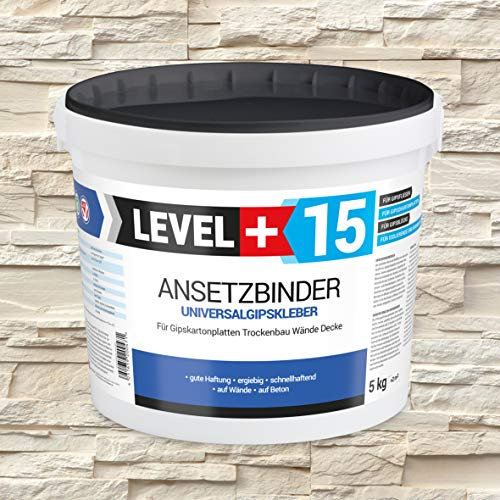 5 kg Gipskleber Ansetzgips Klinker Verblender Riemchen Steinriemchen, RM15