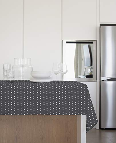 GEMITEX TOVAGLIA FELPATA PLUS 140X180 CERATA IN PVC DECORO POIS GRIGIO MADE IN ITALY