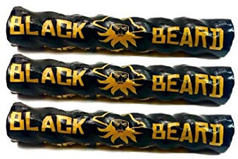 Black Beard Fire Starter Rope (3 Pack) | 100% Weatherproof Fire Starter for Campfires | Can Light 50+ Fires with Over 4.5 Hour Burn Time | Infinite Shelf Life for Emergency Survival Kits | Made in USA