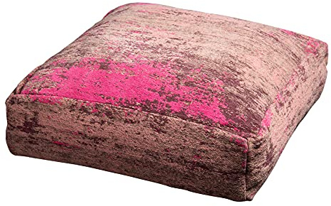 invicta INTERIOR Design Bodenkissen XL MODERN Art 70cm rot pink abstraktes Muster Sitzkissen